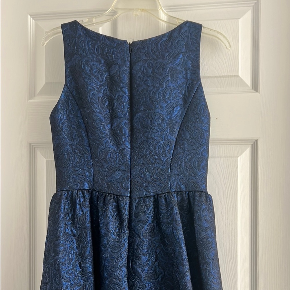 Donna Morgan Midnight Blue Formal Dress - Picture 5 of 6
